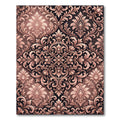 Blush Damask Ornate Filigree Medallion Rug