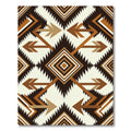 Geometric Aztec Diamond Arrow Earthy Rug
