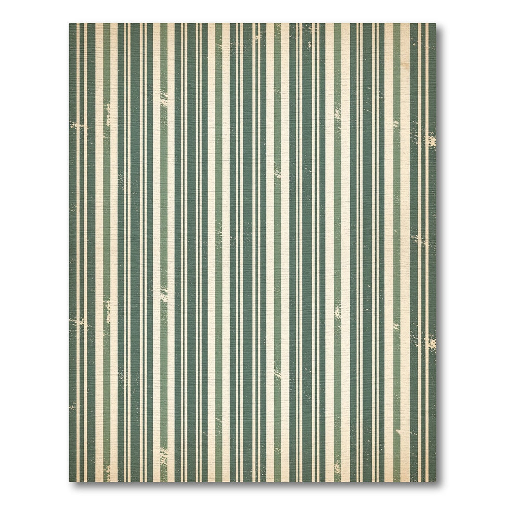 Vintage Sage Vertical Stripe Texture Rug