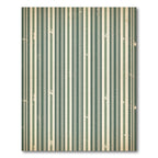 Vintage Sage Vertical Stripe Texture Rug