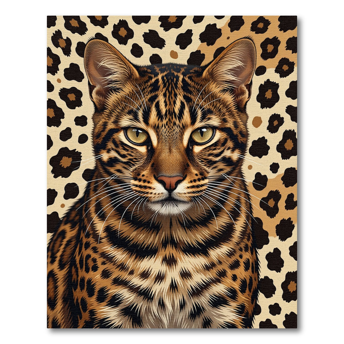 Golden Feline Leopard Spot Rug