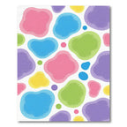 Playful Blobs Pastel Colors Rug