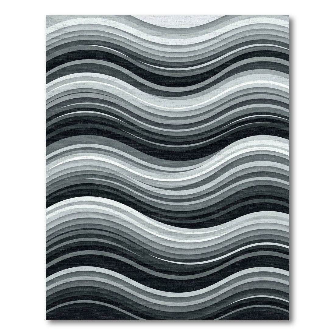 Monochromatic Layered Wave Rug