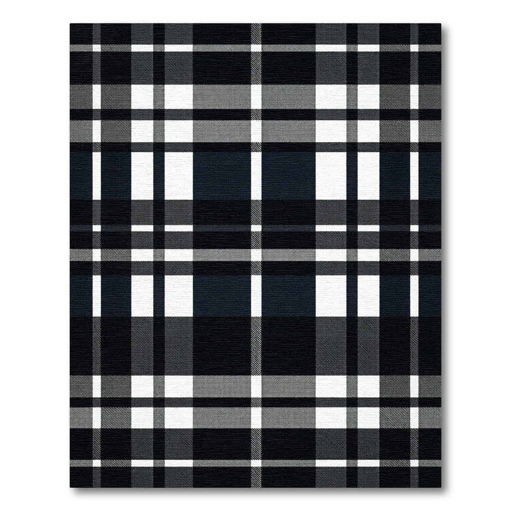 Bold Checkered Overlay Weave Rug