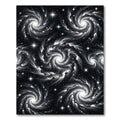 Cosmic Swirling Nebula Starry Night Rug