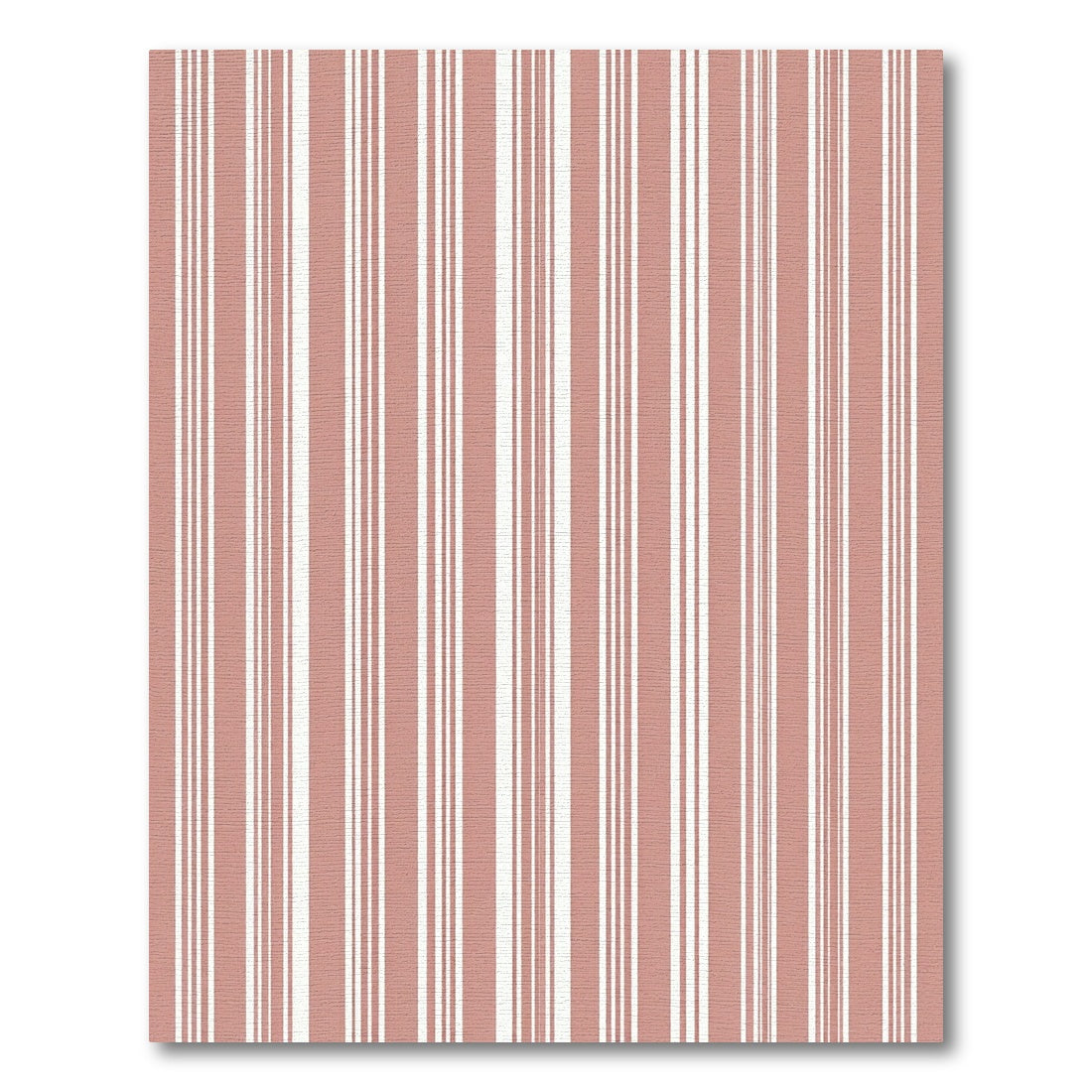 Dusty Rose Thin Stripe Rug