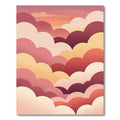 Sunset Ombre Cloud Sky Graphic Rug
