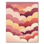 Sunset Ombre Cloud Sky Graphic Rug