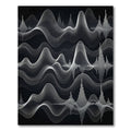 Monochromatic Soundwave Abstract Flow Rug