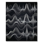 Monochromatic Soundwave Abstract Flow Rug