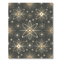 Retro Atomic Starburst Geometric Rug