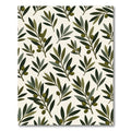 Green Olive Branch Foliage Repeat Rug