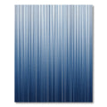 Minimalist Indigo Vertical Line Gradient Rug