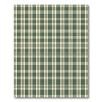 Classic Sage Green Plaid Check Rug