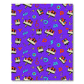 Retro Piano Keys Music Notes Rug