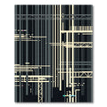Minimalist Architectural Monochrome Grid Rug