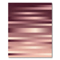 Rose Gold Gradient Linear Stripes Rug