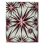 Crimson Pink Starburst Radiant Rug