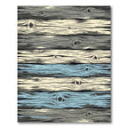 Weathered Wood Grain Stripes Rug