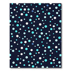 Navy Blue Sky Dot Cluster Rug
