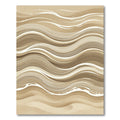 Earthy Tone Rippled Wave Rug