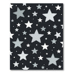 Gray Starry Night Sky Rug