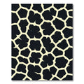 Black and Cream Giraffe Spots Rug