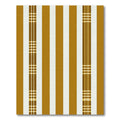 Golden Ochre Striped Tweed Textile Rug