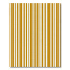Minimalist Golden Ochre Parallel Stripe Rug