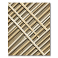 Rustic Intersecting Wood Stripe Rug
