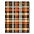 Modern Plaid Earthy Tone Tartan Rug