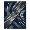 Dynamic Race Track Tire Tread Rug