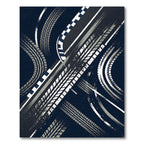 Dynamic Race Track Tire Tread Rug
