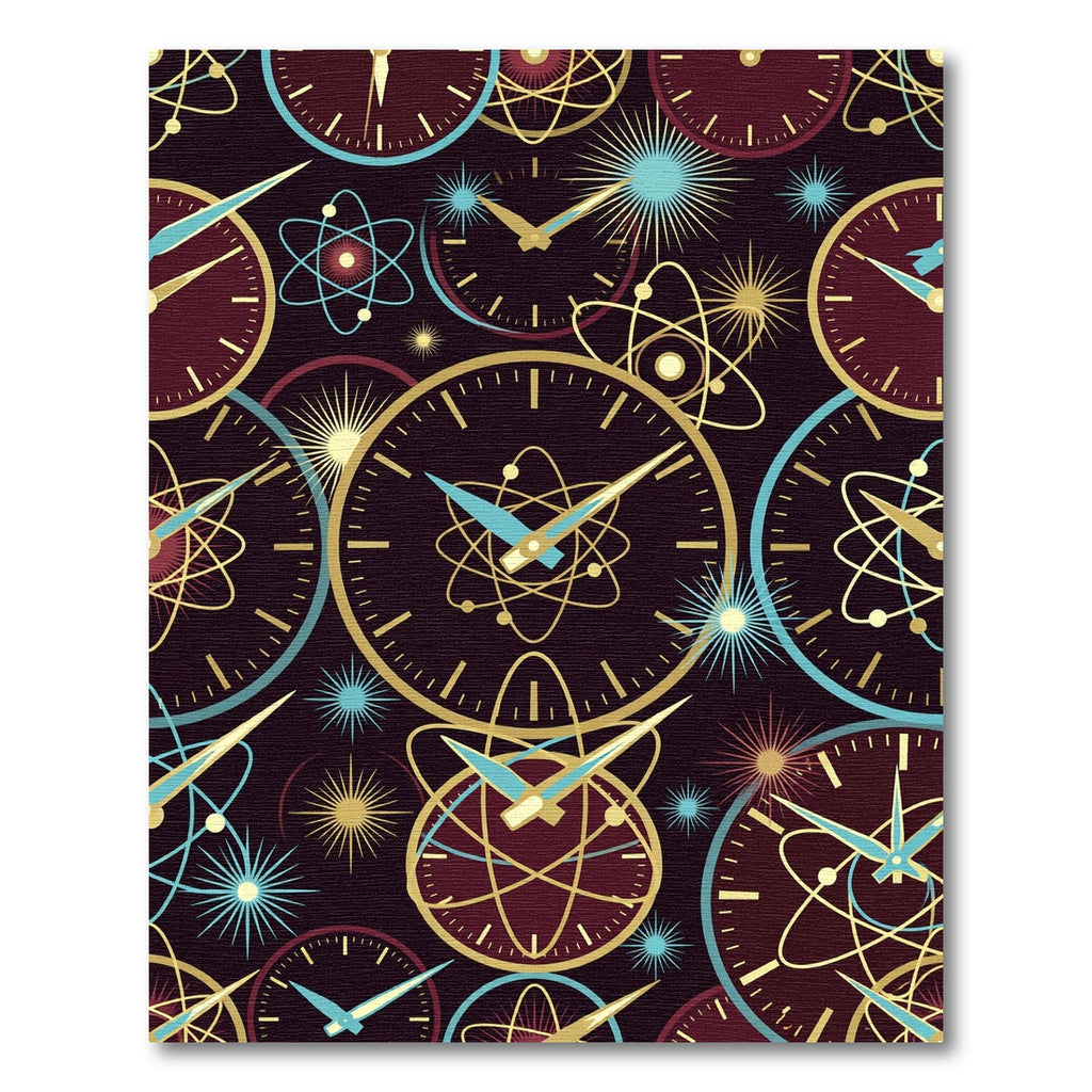 Cosmic Clock Atomic Burst Collection Rug
