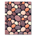 Smooth Pebble Cluster Color Blend Rug