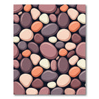 Smooth Pebble Cluster Color Blend Rug