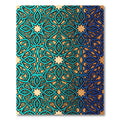 Azure Geometric Star Medallion Rug