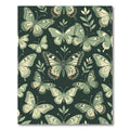 Sage Green Botanical Butterfly Garden Rug