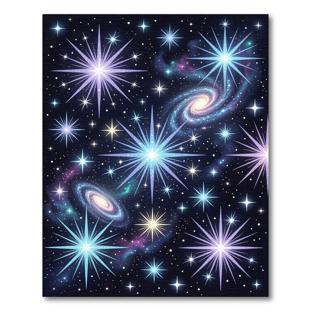 Galactic Starbursts and Swirling Cosmos Rug