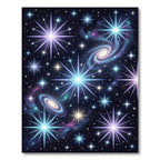 Galactic Starbursts and Swirling Cosmos Rug