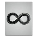 Black Ink Infinity Symbol Rug