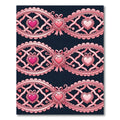 Pink Ribbon Heart Gala Rug