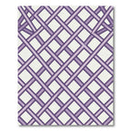 Lavender Intersecting Lattice Grid Rug