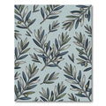 Sage Olive Branch Botanical Illustration Rug