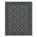 Antique Floral Lattice Roses Rug