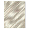 Beige Subtle Diagonal Stripe Rug
