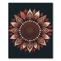 Crimson Petal Medallion Radiance Rug