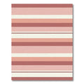 Terracotta Blush Striped Layers Rug