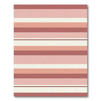 Terracotta Blush Striped Layers Rug
