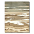 Earthy Tones Organic Abstract Ripples Rug